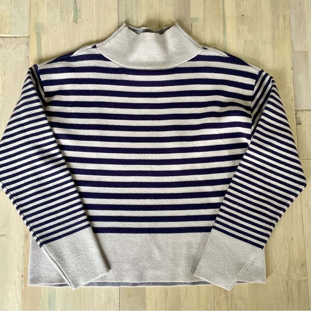 Anthropologie The Carys Mock-Neck Sweater by Maeve XXS Oversized - Picture 7 of 7